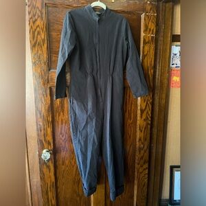 Nooworks black zip-front jumpsuit - size XL